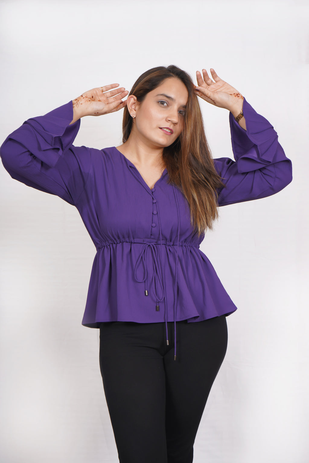 Hannah – Peplum Top