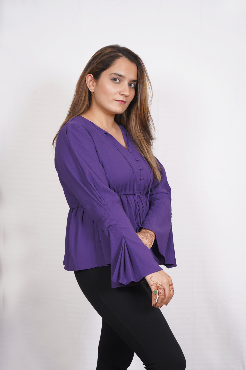 Hannah – Peplum Top