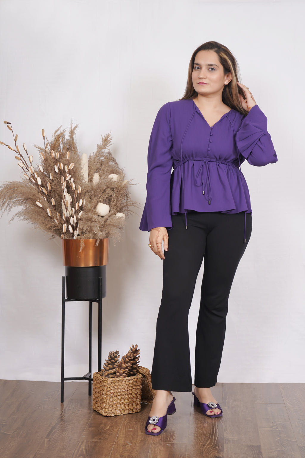 Hannah – Peplum Top