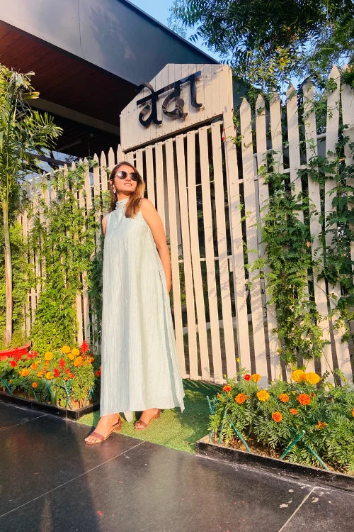 Azure Kaftan Dress