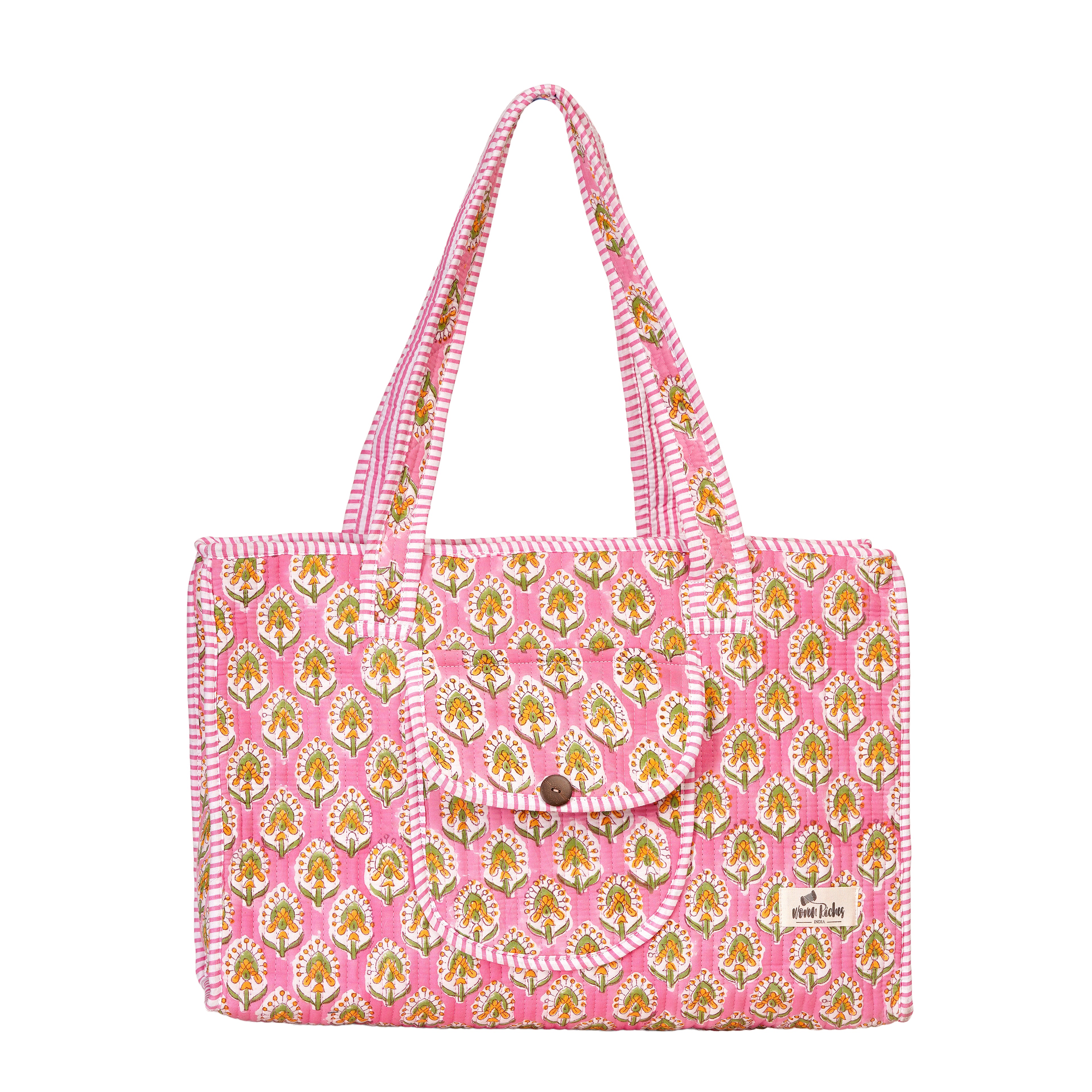 Pink Garden Tote Bag