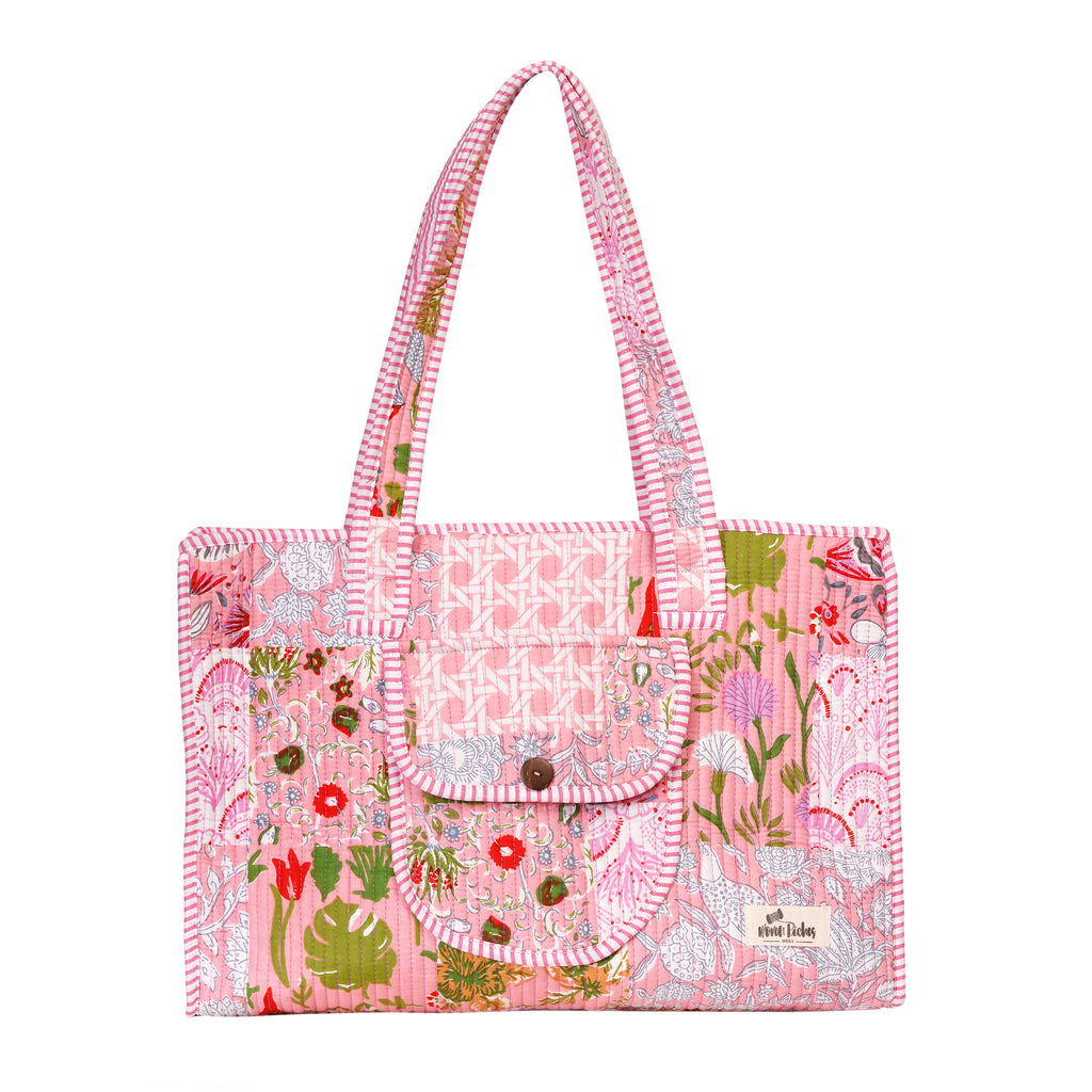 Floral Muse Tote Bag