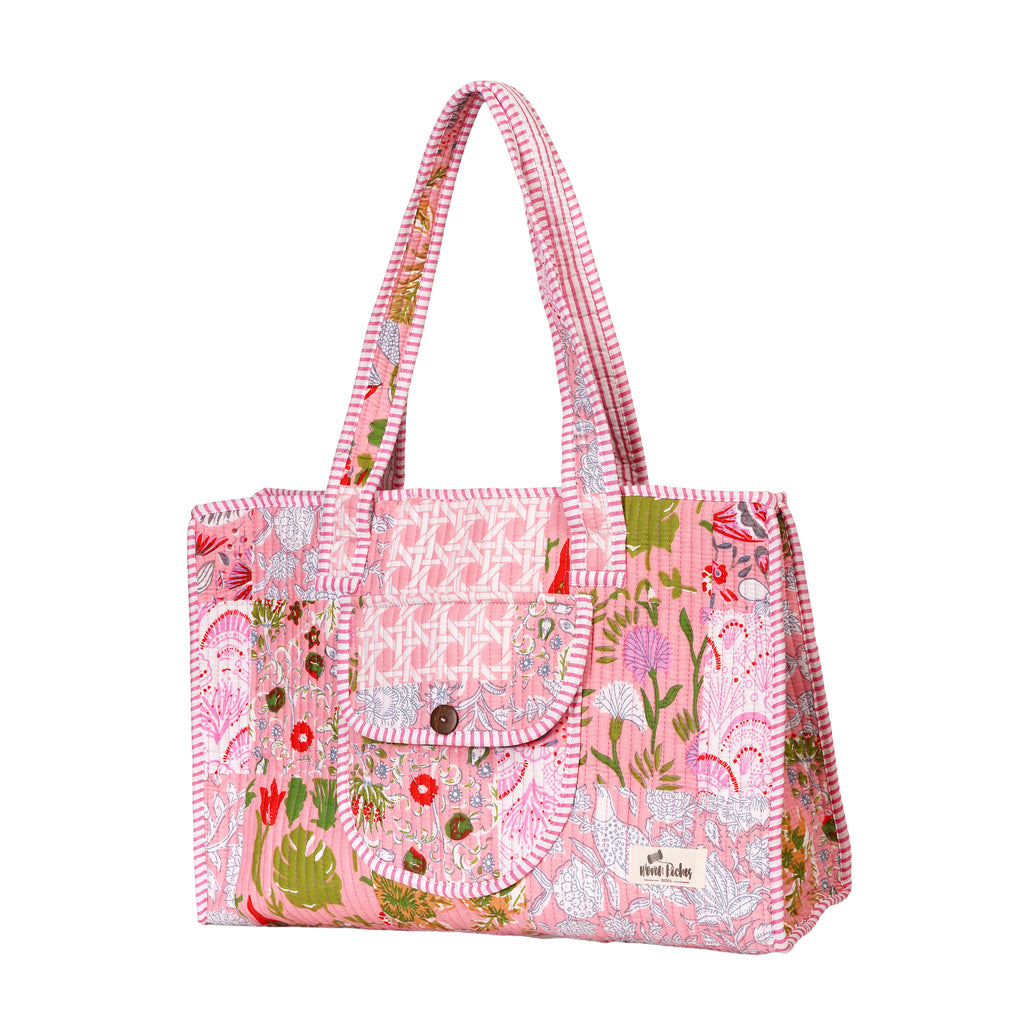 Floral Muse Tote Bag