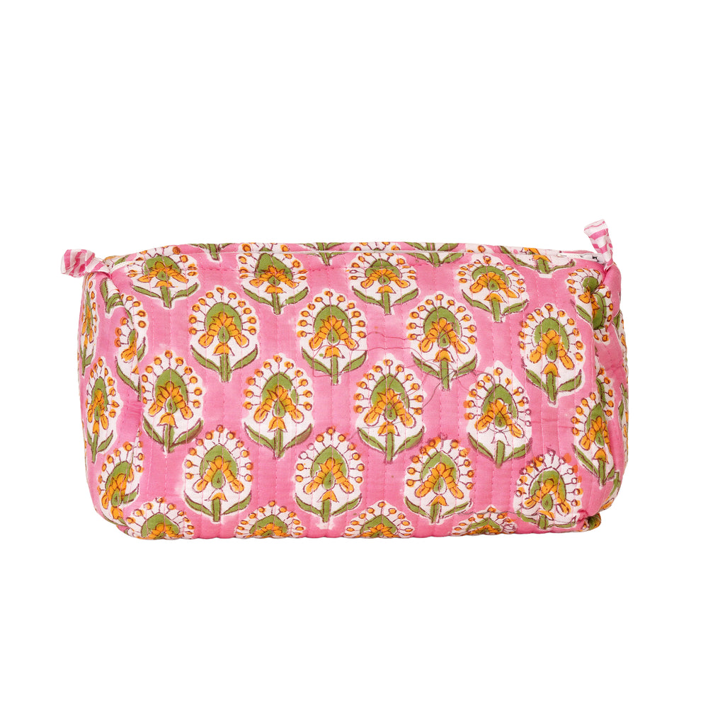 Pink Garden Pouch – Set of 3