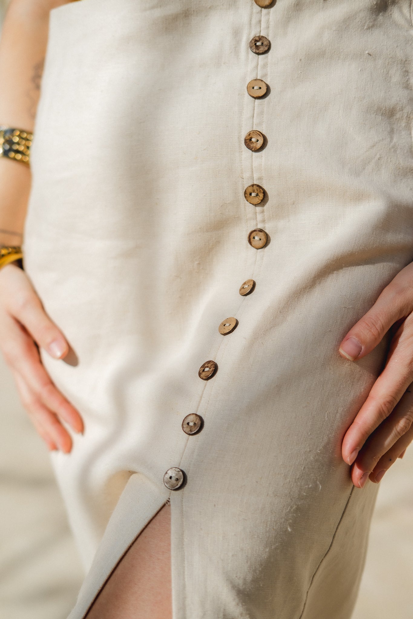 Chikoo Slit Skirt