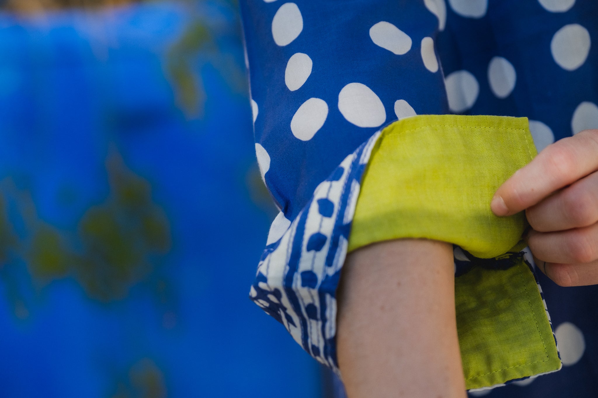 Ruby- Polka Tunic blue