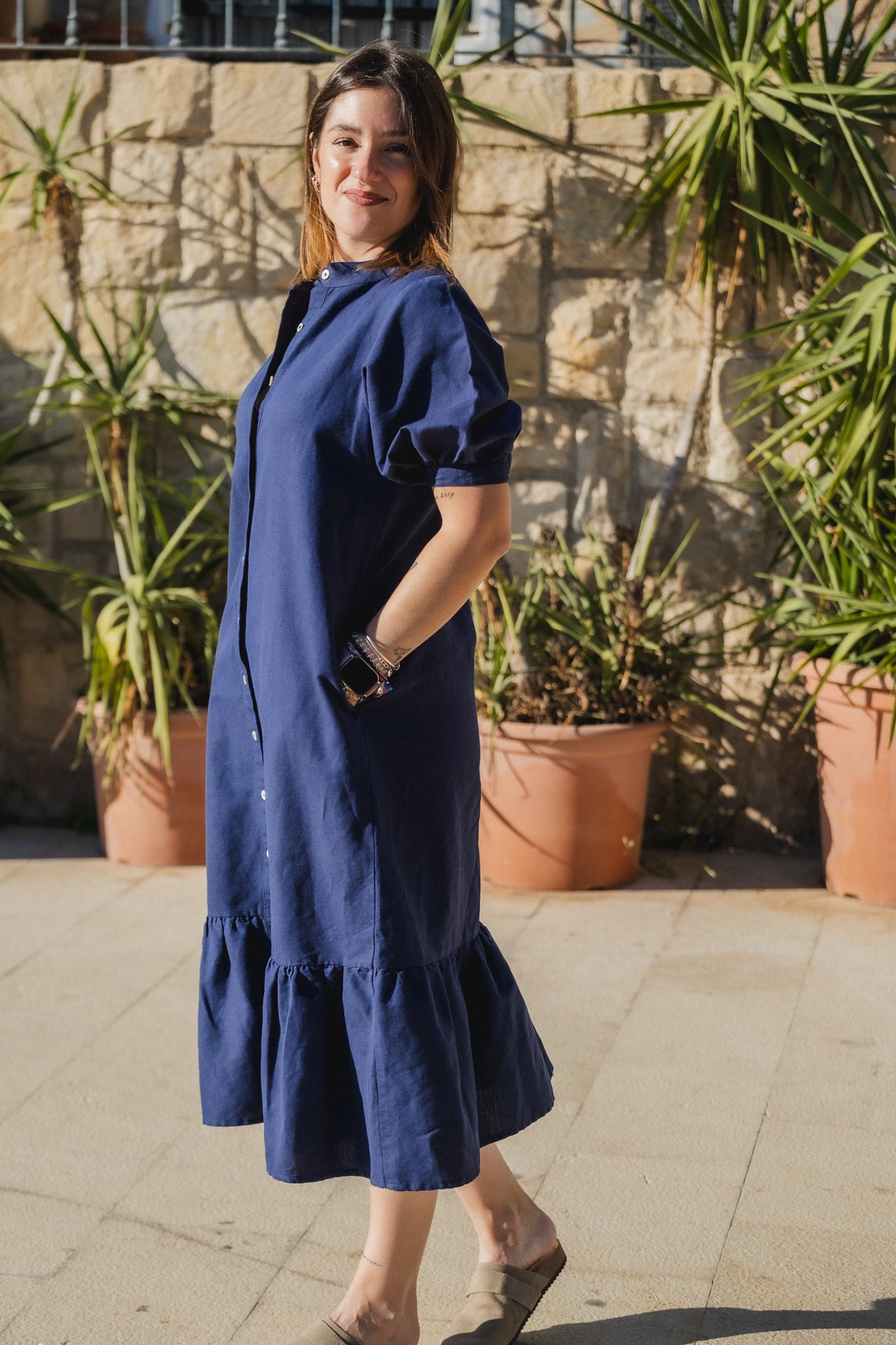 Poetry Shirt Dress