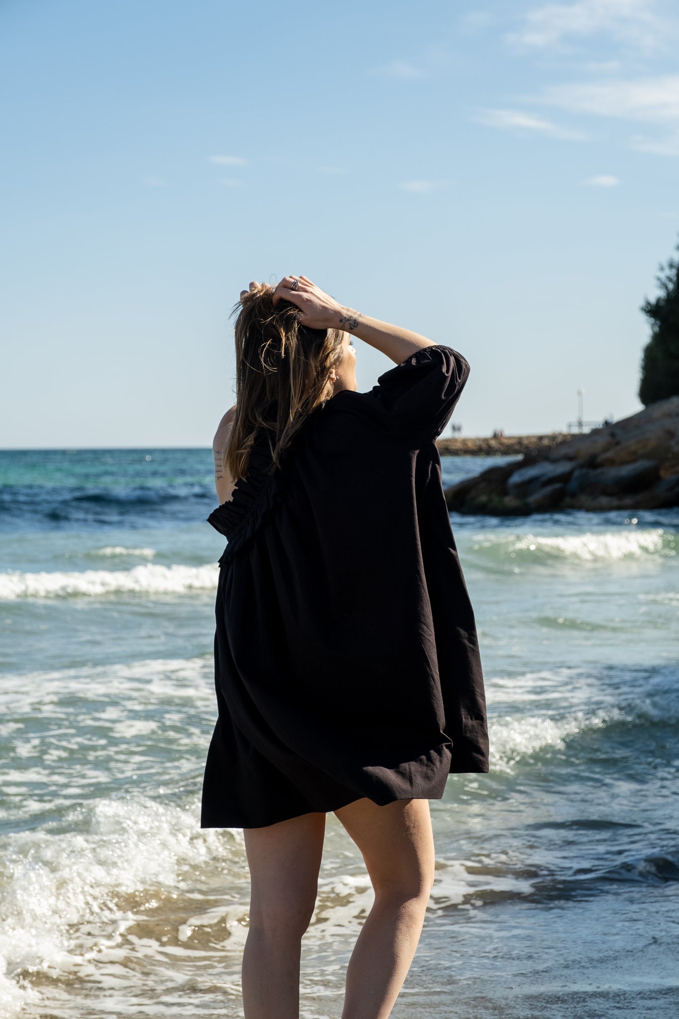 Midnight One Shoulder Dress