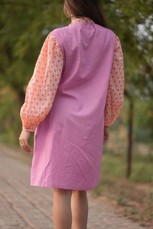 Day Flower Yoke Dress