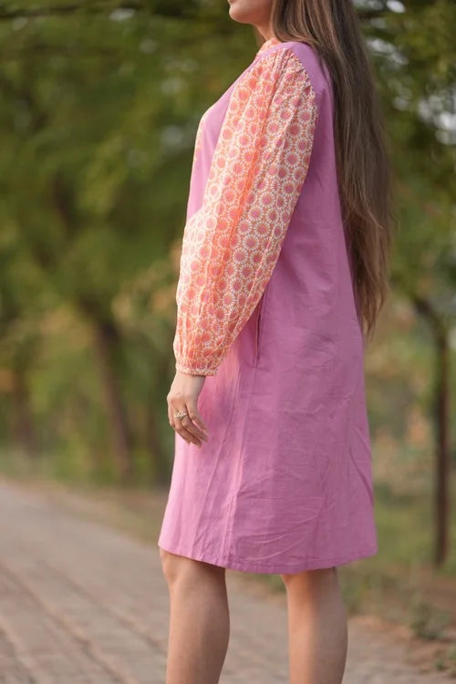 Day Flower Yoke Dress