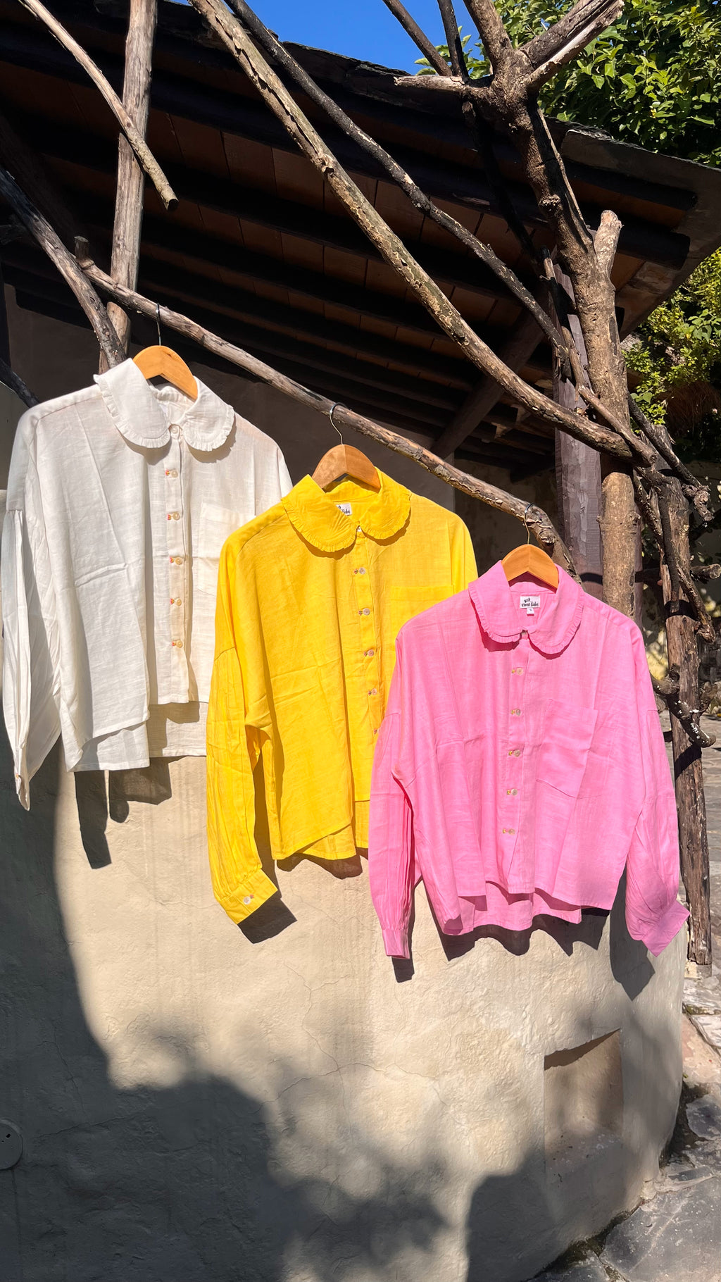 Rush Hour Crop Drop Shoulder Shirt (Pink)