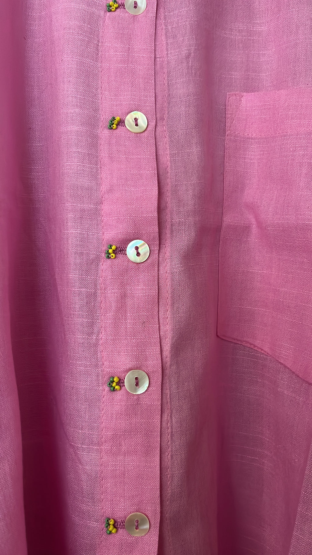 Rush Hour Crop Drop Shoulder Shirt (Pink)