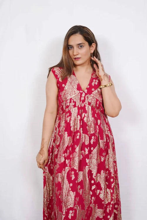 Rani Paisley Motif Dress