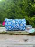 Light Blue Floral – Pouches Set of 3