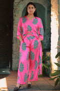 Riva-Front Slit Shirt And Trouser