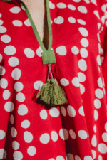 Ruby- Polka Tunic red - Image 2