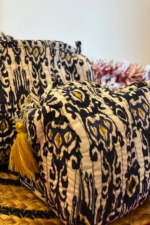 Blue Ikat - Pouches Set Of 3 - Image 3