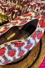 Red White Floral - Pouches Set Of 3 - Image 2