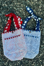 Ruby Polka Bucket Bag