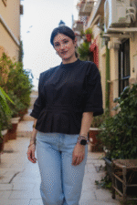 Love Triangle- Pleated Top