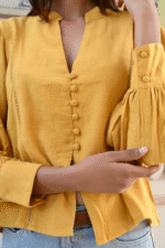 Pumpkin - Front Button Top - Image 8