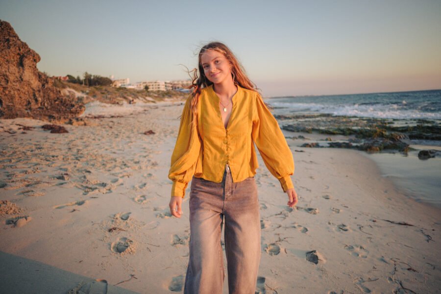 Pumpkin - Front Button Top - Image 5