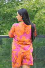 Floral 2-Pcs Shirt And Shorts Set - Image 4