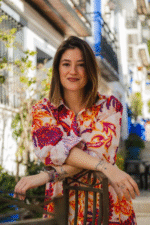 Diva- Tiered Cotton Dress - Image 4