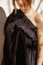 Midnight-One Shoulder Dress - Image 4