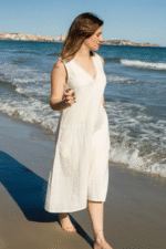 Niva- Cotton Dress - Black - Image 4