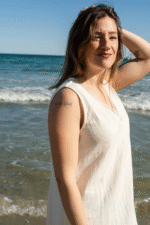 Niva- Cotton Dress - Black - Image 3