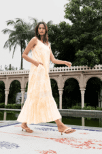 Mango Swirl Midi Dress - Image 2