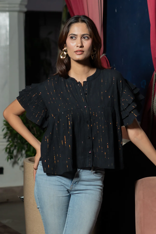 WRI_2015_1729665581653_v52qg Starlet Ruffle Top - Image 1