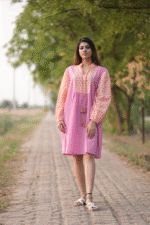 Day Flower Yoke Dress