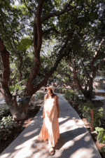 Mango Swirl Midi Dress - Image 8