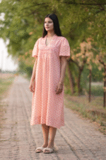 Sun Flower Pintuck Dress - Image 4