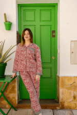 Paisley Print 2-Pcs Pyjama Set - Image 2